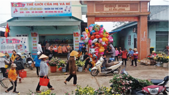 Chợ quê ngày Tết