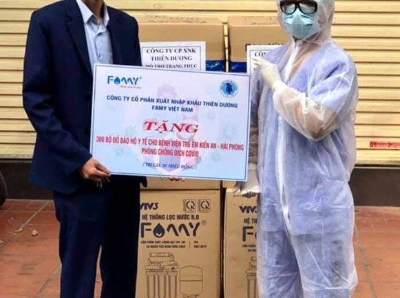 Thiên Dương Famy Việt Nam chung tay đẩy lùi Covid-19
