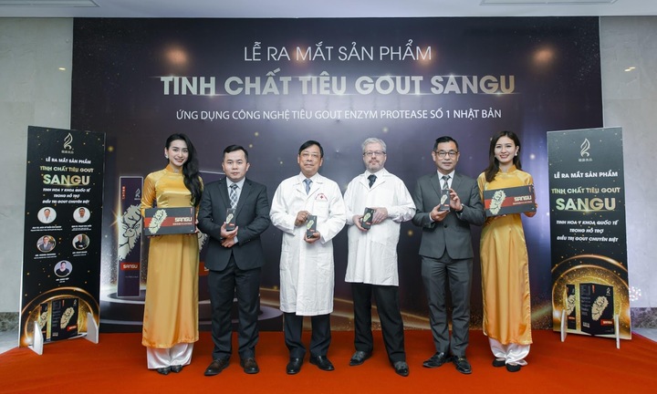 Tinh chất tiêu Gout SANGU, niềm hi vọng mới cho người bệnh Gout nhờ công nghệ tiêu gout hàng đầu Nhật Bản.