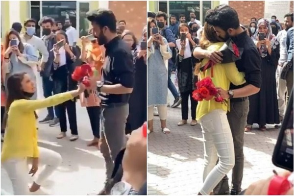 Cầu hôn lãng mạn trước đám đông, hai sinh viên bị trường cho thôi học