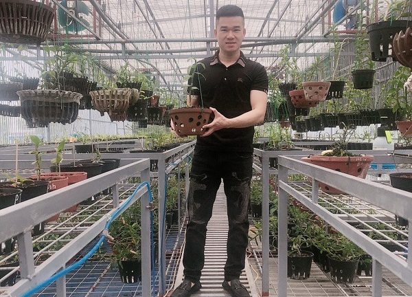 Doanh nhân trẻ Trần Quang Đồng với ước mơ và hoài bão trong việc chăm sóc và kinh doanh các giống hoa lan
