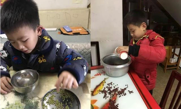 Mẹ nén giận đếm 10.000 hạt đậu cùng con nhưng khi nghe giáo viên giải thích thì lại vội xấu hổ