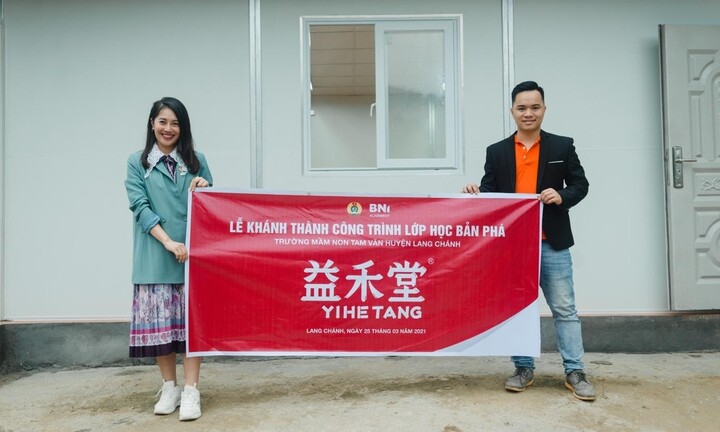 YIHETANG cùng BNI Alignment chapter trao tặng phòng học cho trẻ em vùng cao