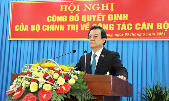 Ông Lê Hồng Quang giữ chức Bí thư Tỉnh ủy An Giang