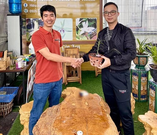 Nghệ nhân Hoàng Đình Hiếu chia sẻ niềm đam mê trồng hoa lan