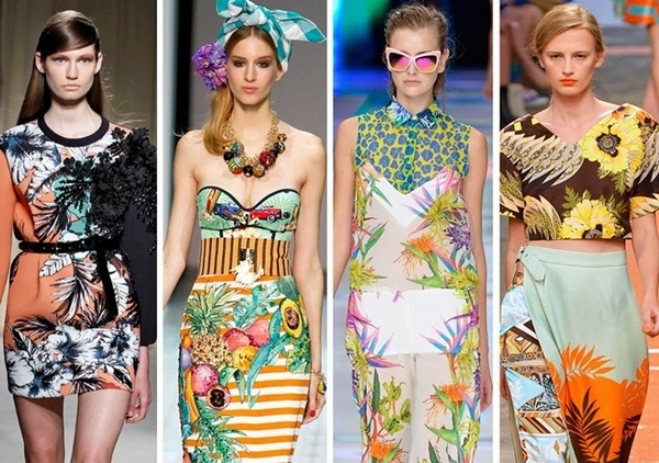 Họa tiết nhiệt đới (floral) khuấy động hè 2014