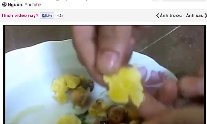 Dân mạng dậy sóng với clip trứng gà làm từ cao su