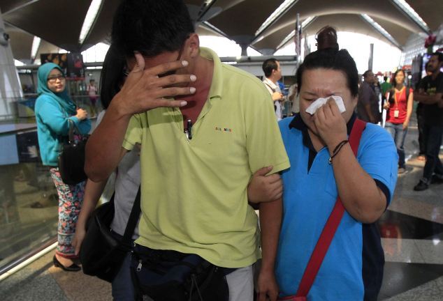 Hình ảnh ban đầu về vụ máy bay Malaysia 