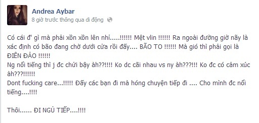 Facebook Sao: Andrea văng tục, Hoàng Yến lại gặp vận xui khi mất điện thoại
