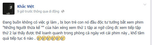 Facebook Sao: Khắc Việt cũng bị