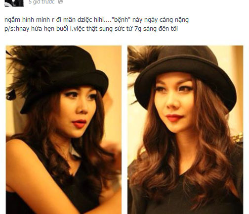 Facebook Sao 24h: Siêu mẫu Thanh Hằng 