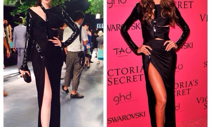 Trúc Diễm đụng thiết kế Versace với thiên thần Victoria's scecret