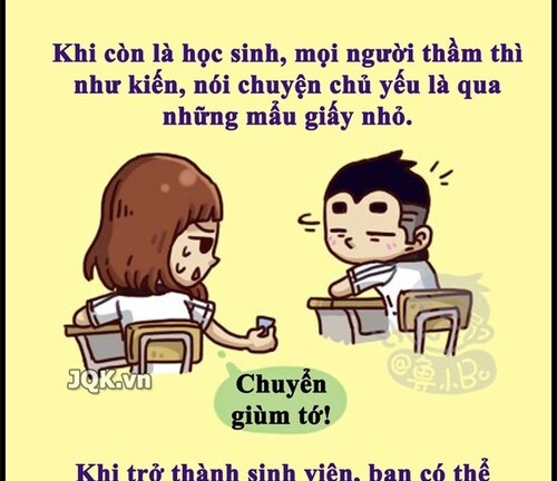 Ảnh chế: Điểm khác biệt giữa học sinh và sinh viên