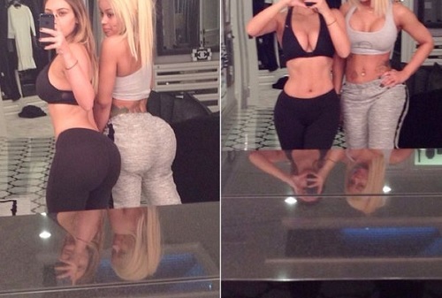 Siêu vòng 3 Kim Kardashian bị cô bạn 