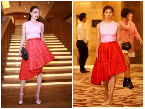 Trà Ngọc Hằng diện đồ hiệu đắt tiền giống Hoàng hậu Ki 