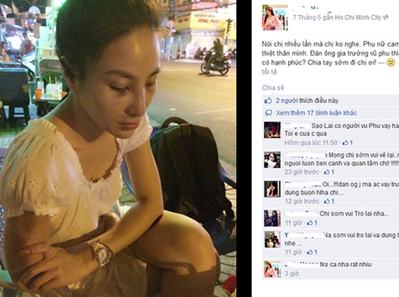 HH thế giới người Việt bị bạn trai đánh bầm dập?