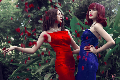 Chị em Thiều Bảo Trang sexy và quyến rũ trong bộ ảnh mới