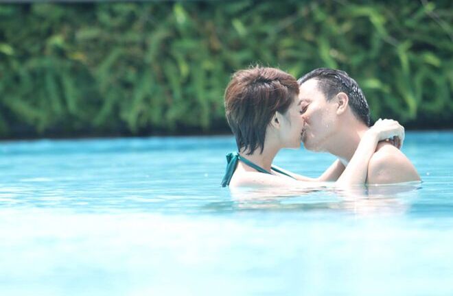 Lương Mạnh Hải, Minh Hằng suýt chết đuối vì hôn nhau dưới nước