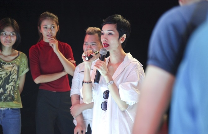 Hậu trường đêm chung kết Vietnam’s Next Top Model 2014 trước giờ G