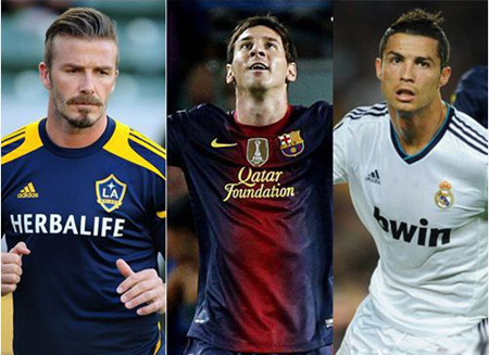 Messi, Ronaldo xách dép Federer về khoản kiếm tiền