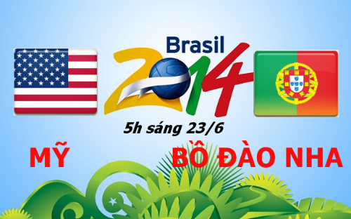Dự đoán tỷ số trận Bồ Đào Nha đấu với Mỹ 5h (23/6)