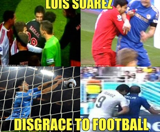 Clip: Điểm lại những lần cắn người đáng hổ thẹn của Suarez