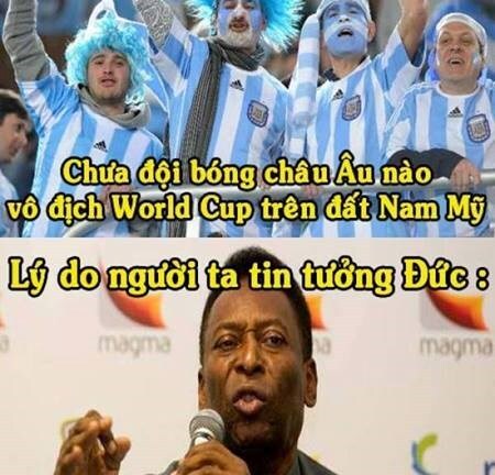 Argentina thua đau Đức vì bị Pele