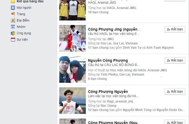 Bị mạo danh la liệt, Công Phượng khóa Facebook vĩnh viễn