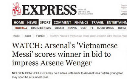 Báo chí thế giới hết lời tán dương bàn thắng của Công Phượng