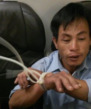 Người bị trói trên máy bay của Vietjet Air là bệnh nhân tâm thần