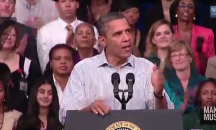 Tổng Thống Obama hát Jingle bell cực hay