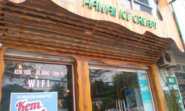 Khám phá kem Hawaii giữa lòng Hà Nội