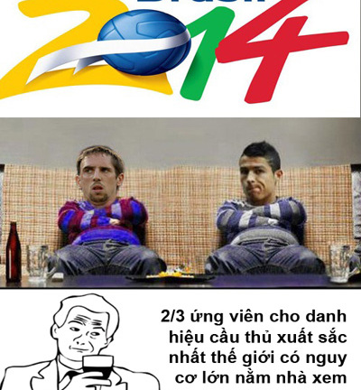 Ôm bụng cười với loạt ảnh chế xem World Cup 2014