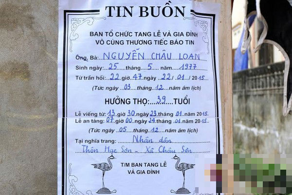 Người thân khóc nghẹn trước sự ra đi của chị Châu Loan
