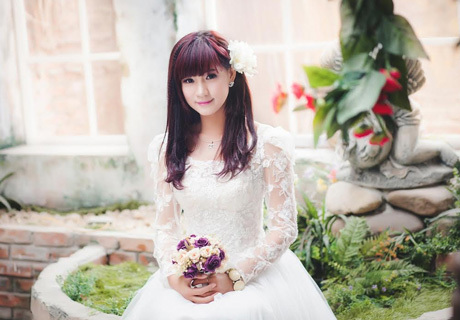 Thiếu nữ Hà thành hóa thân thành nàng công chúa xinh đẹp