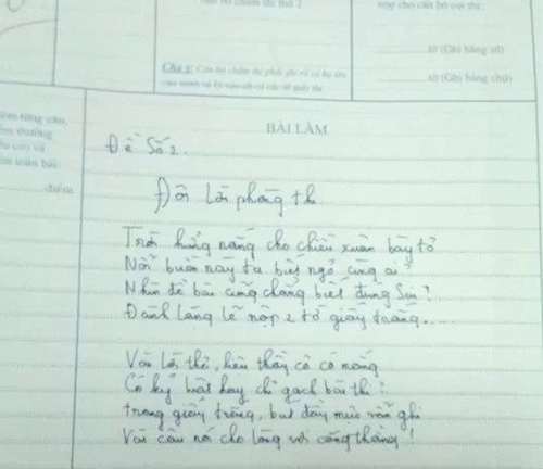 Thích thú với đáp án bài thi Toán cao cấp 
