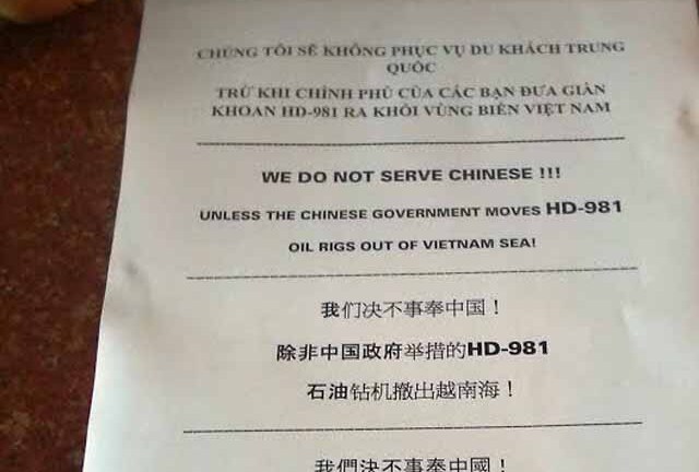 Tranh cãi vụ khách sạn Nha Trang không phục vụ người Trung Quốc