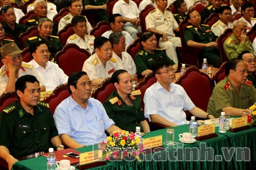 Hà Tĩnh: Gặp mặt cán bộ cấp cao quân đội, công an đã nghỉ hưu