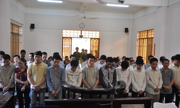 Án tù cho 26 bị cáo gây rối ở Khu công nghiệp