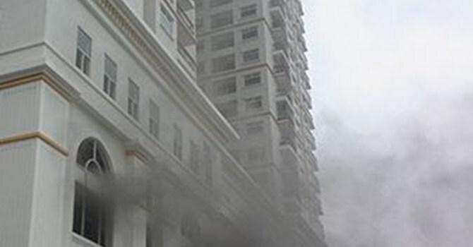 Đã xác định nguyên nhân cháy chung cư dát vàng 6 sao