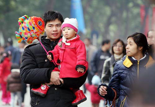 Thời tiết nắng đẹp trong ngày đầu năm mới 2015