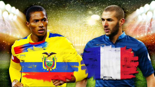 Dự đoán tỷ số trận Pháp đấu với Ecuador 03h ngày 26/6