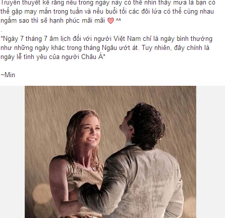 Cư dân mạng thích thú với ngày Ngưu Lang - Chức Nữ