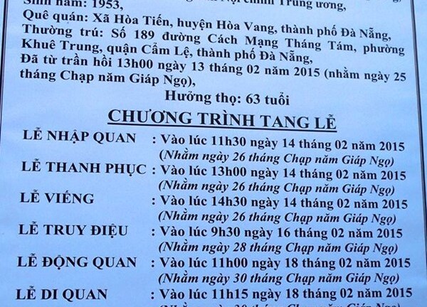 9h30 sáng nay, tổ chức Lễ truy điệu ông Nguyễn Bá Thanh