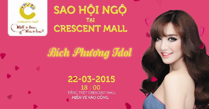 Mini liveshow của ca sĩ Bích Phương tại Crescent mall