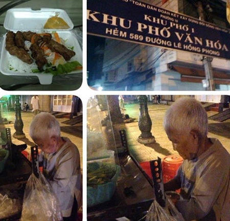 Cụ già 80 tuổi bán bún nuôi con khiến dân mạng dậy sóng