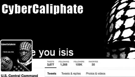 Hacker thân IS tấn công Twitter của Bộ chỉ huy quân đội Mỹ