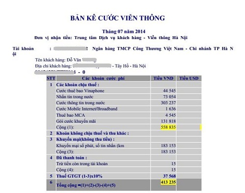 Bị “giăng bẫy” dịch vụ, khách hàng dọa bỏ thuê bao VinaPhone
