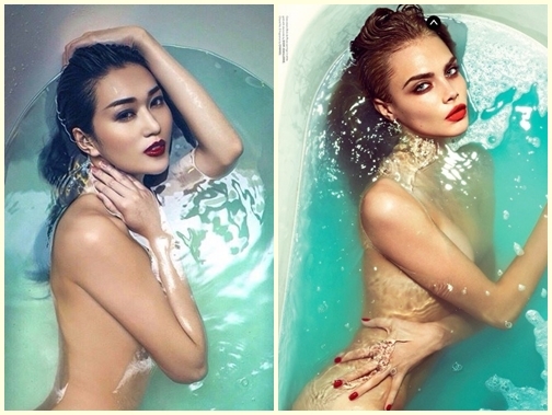 Sao Việt nude cũng “đạo