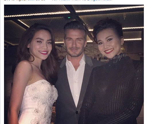 Thanh Hằng, Hà Hồ khoe ảnh “tình tứ” bên Beckham